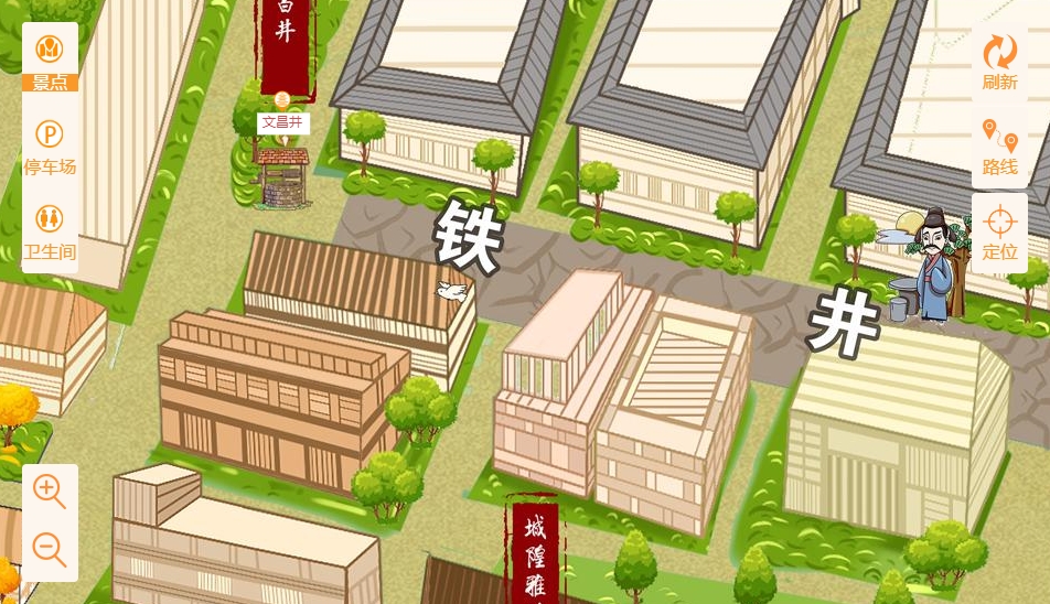 淄川智慧景区：手绘地图与语音导览的完美融合